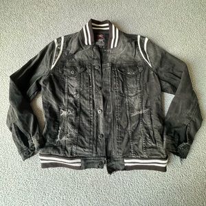 Jordan Craig Denim Varsity Jacket